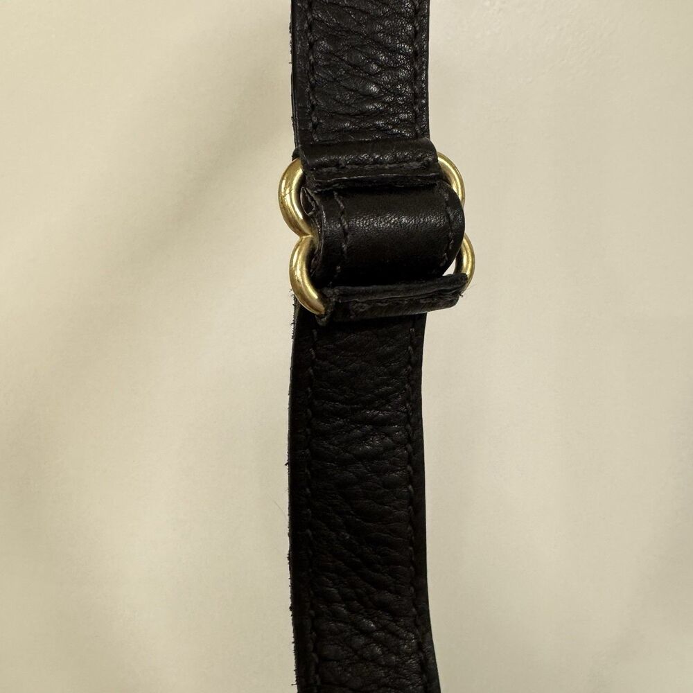 Coach Sonoma Bucket Bag 4907 Black Pebbled Leather Excellent Condition Vtg - Picture 10 of 13